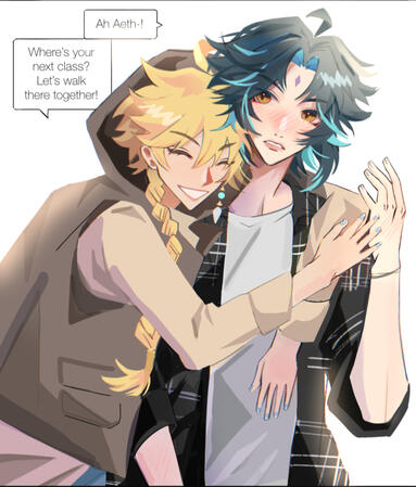 Xiaother (College AU)
